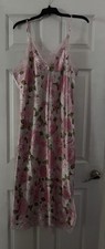 Vintage 1990s Jaclyn Smith Sz XL Satin Floral Roses Nightgown New