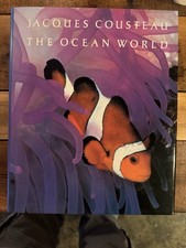 The Ocean World ; by Jacques Cousteau - XLarge Hardcover Book