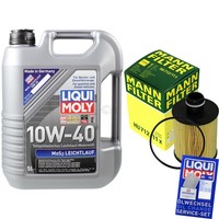 Mann Inspektionspaket 5L Liqui Moly 10W-40 FüR Suzuki SX4 1.9 Ddis 4X4