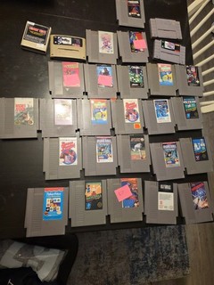 Lot Of 28 Nintendo & Super Nintendo Games!