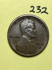 1916-S LINCOLN WHEAT CENT, low mintage,  "XF-AU" condition, #232