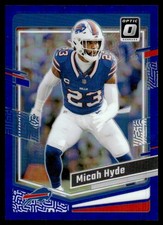 2023 Donruss Optic Blue Micah Hyde 018/199 Buffalo Bills #23