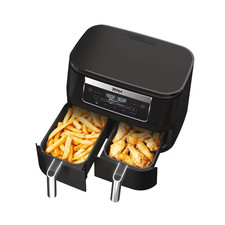Ninja Foodi 6qt 5-in-1 2-Basket Air Fryer with DualZone Technology - DZ090 Black