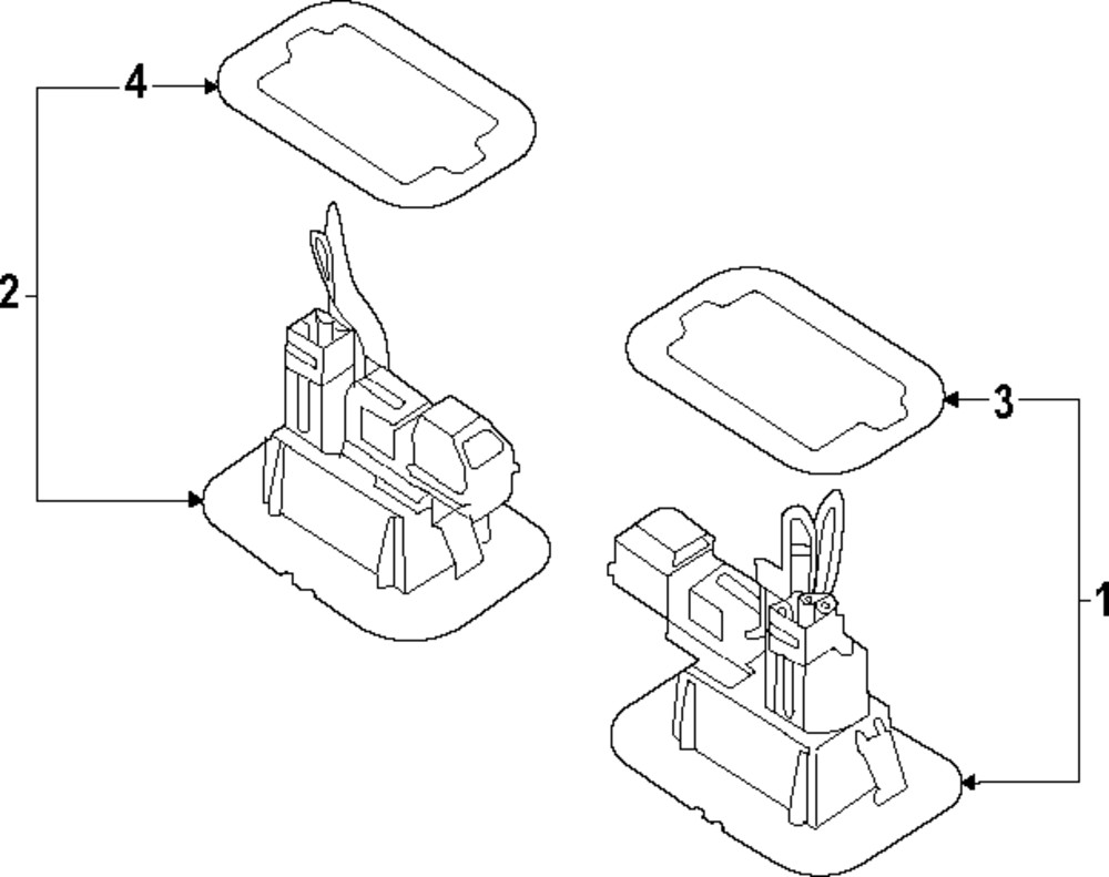 Lámpara de licencia para Hyundai Ioniq 5 2022-2024 (N/P 92502-GI000)
