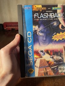Flashback The Quest for Identity- Sega CD Complete TESTED CIB