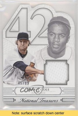 2015 National Treasures 42 Tribute 45/99 Gerrit Cole Jackie Robinson #3 READ 1j2