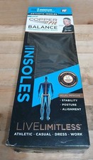 COPPER FIT: Balance Orthotic Insoles Size M Women's 9.5-11 Or Men's 8.5-10 New 