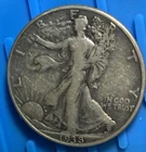 1938-D Key Date Silver Walking Liberty half dollar Very  Fine Condition
