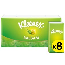 Image of Kleenex Balsam Pocket Pack Tissues 8 Pocket Packs