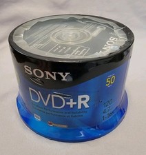 Sony DVD R 50 Pack Spindle Blank Media 4.7GB 120 min 16x Color Collection