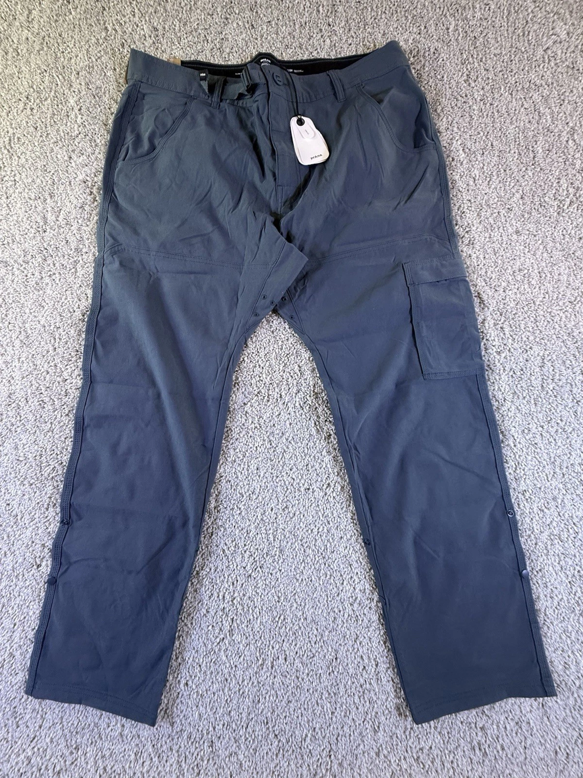 NWT Men’s PrAna Stretch Zion Slim Pants II Hiking Gray Blue 38 x 30
Opens in a new window or tab