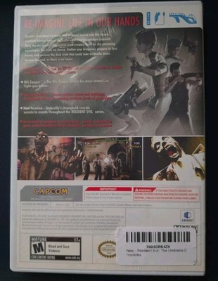 Resident Evil: The Umbrella Chronicles (Nintendo Wii, 2007) for