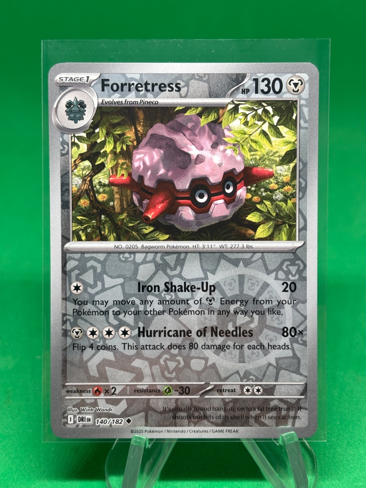 Forretress - 140/182 - Destined Rivals - Uncommon Reverse Holo - NM Pokemon