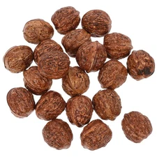 Artificial Walnuts 20Pcs Realistic Fake Nut Decorations for Home Kitchen Dini...