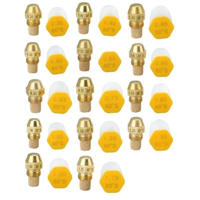 Metal Fuels Furnace Nozzle 80 Degree Angles for Industrial Heating Equipment