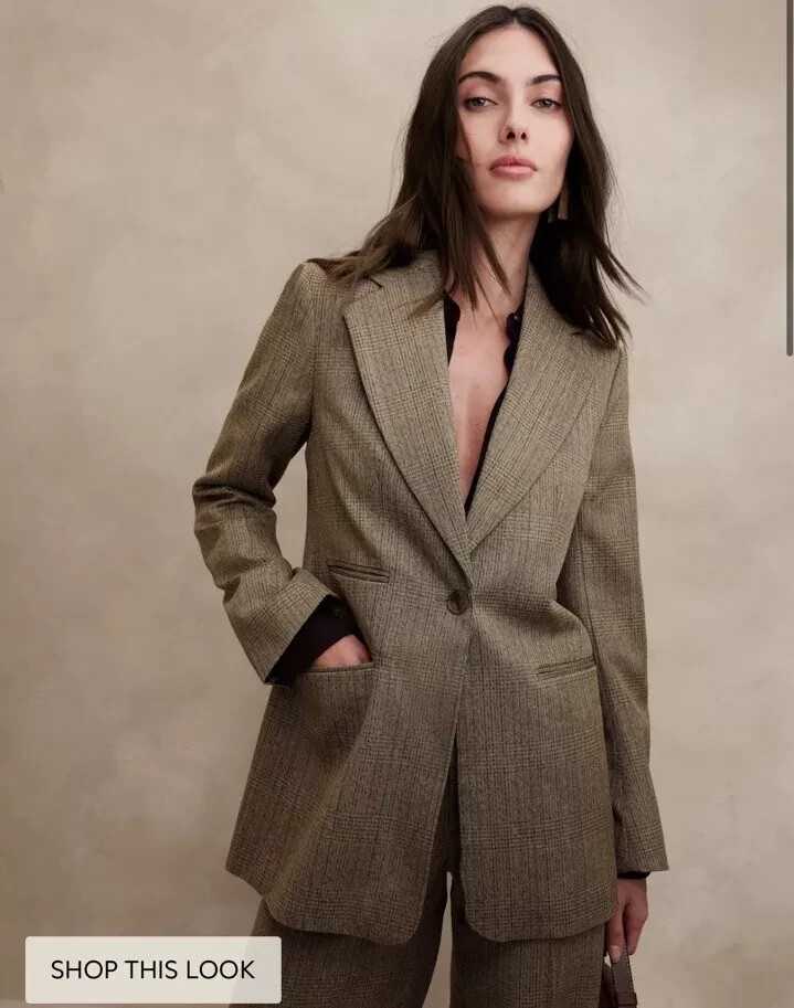 ジャケット・アウター 00s BANANA REPUBLIC wool/cashmere jacket Banana Republic Wool Cashmere Coat - M Wool