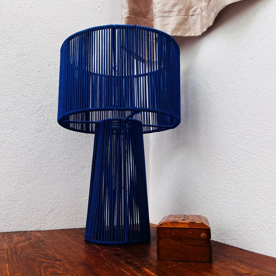 Марокканский веревочный настольный абажур - Изображение 4 из 4