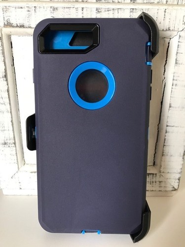 For Apple iPhone 7 8 Plus Case Built-in Screen Protector fits Defender Belt Clip - Picture 8 of 17
