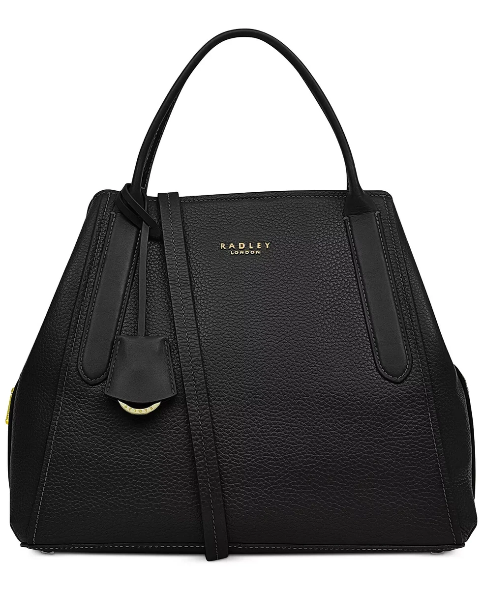Radley black patent handbag Clearance