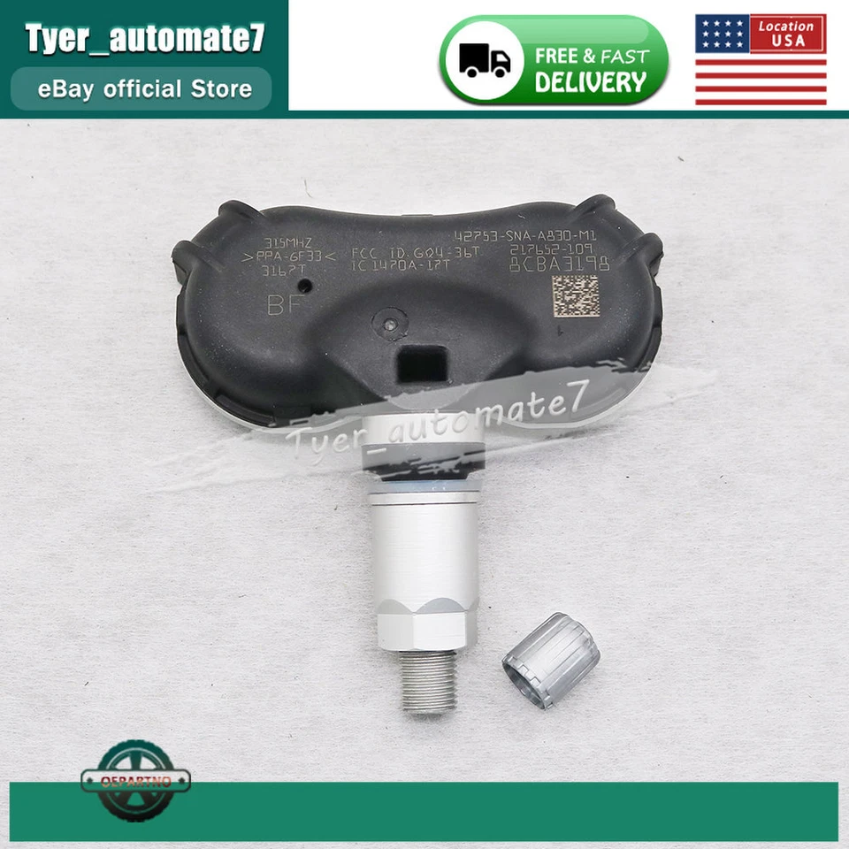 Juego 4 sensores de presión de neumáticos TPMS 42753-SNA-A83 315 MHz para HONDA CIVIC FIT ELEMENT Foto 4 de 4