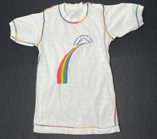 Vintage RARE Silver Dollar City Theme Park Rainbow Youth Child Kid Shirt READ 