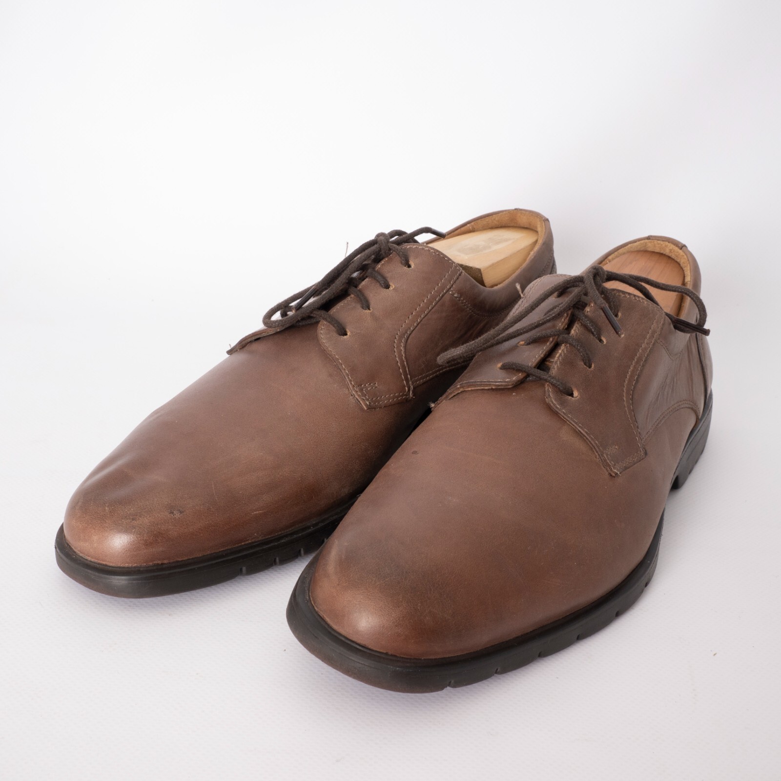 SAOLA Scarpe derby ARA da uomo casual classiche in pelle marrone US 8 UK 7 EU 41