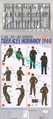 DRAGON 6028 1/35 '39-'45 Series Tiger Aces Normandy 1944