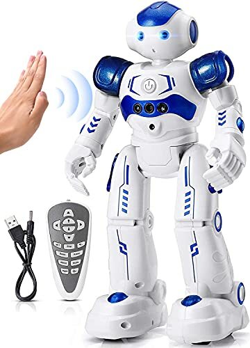RC ROBOT Programmable Remote Control Smart Gesture Sensing Blue By