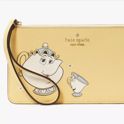 Disney X Kate Spade New York Beauty And The Beast Medium L Zip