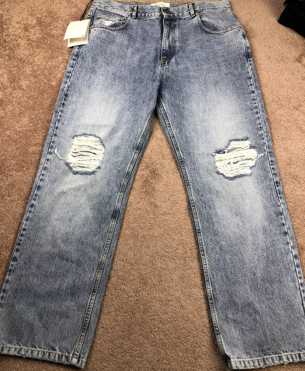 Big and Tall 14 Ounce All Cotton Baggy Jeans with