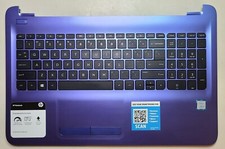 HP 15-AY147CL 15" Top Cover US Keyboard Touchpad 855026-001 AP1O2000300 Blue