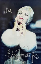 Elaine  Paige Signed RPPC Photo Postcard Copy