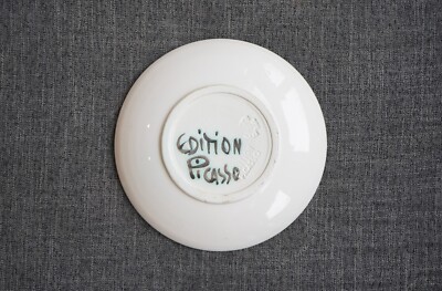 Pablo Picasso Madoura ceramic plate 'Taureau sous l'arbre' AR 159