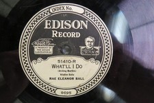 Ray Eleanor Ball - EDISON 51410 - What'll I Do & Rose Of Love - Violin Solo