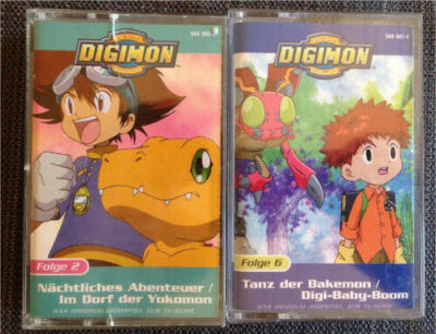 Digimon Hörspiel Kassetten Folge 2 und Folge 6 (56)