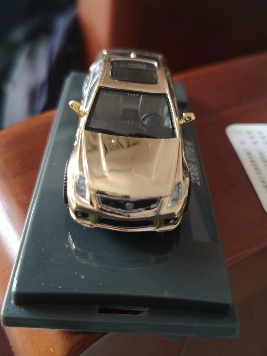 1/64 Cadillac CTS-V 2008 Car Model GOLD COLOR | eBay