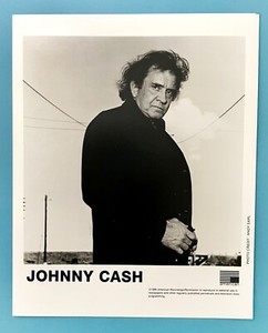 Johnny Cash promo photo 1994: American Recordings, Rick Rubin, Country folk MINT