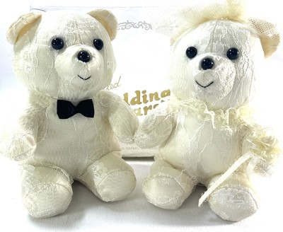 Vintage Scented Wedding Bears 5  Amtra 1984 Bear Bride & Groom