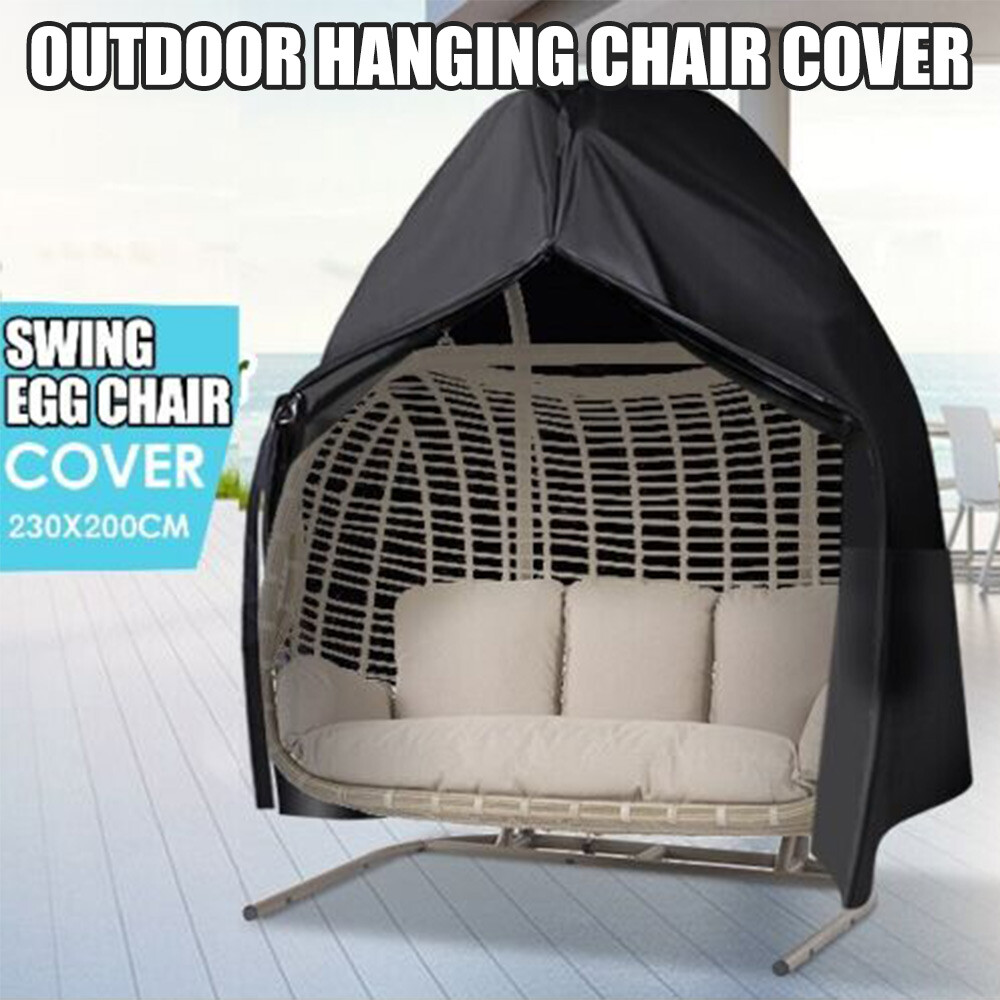 WATERPROOF DOUBLE EGG CHAIR COVER HANGING SWING HAMMOCK RATTAN OUTDOOR FURNITURE eBay