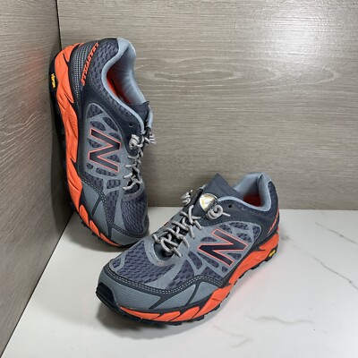 New Balance Women's Leadville V3 WTLEADG3 Trail Shoe Size 7 Gray Orange EUC