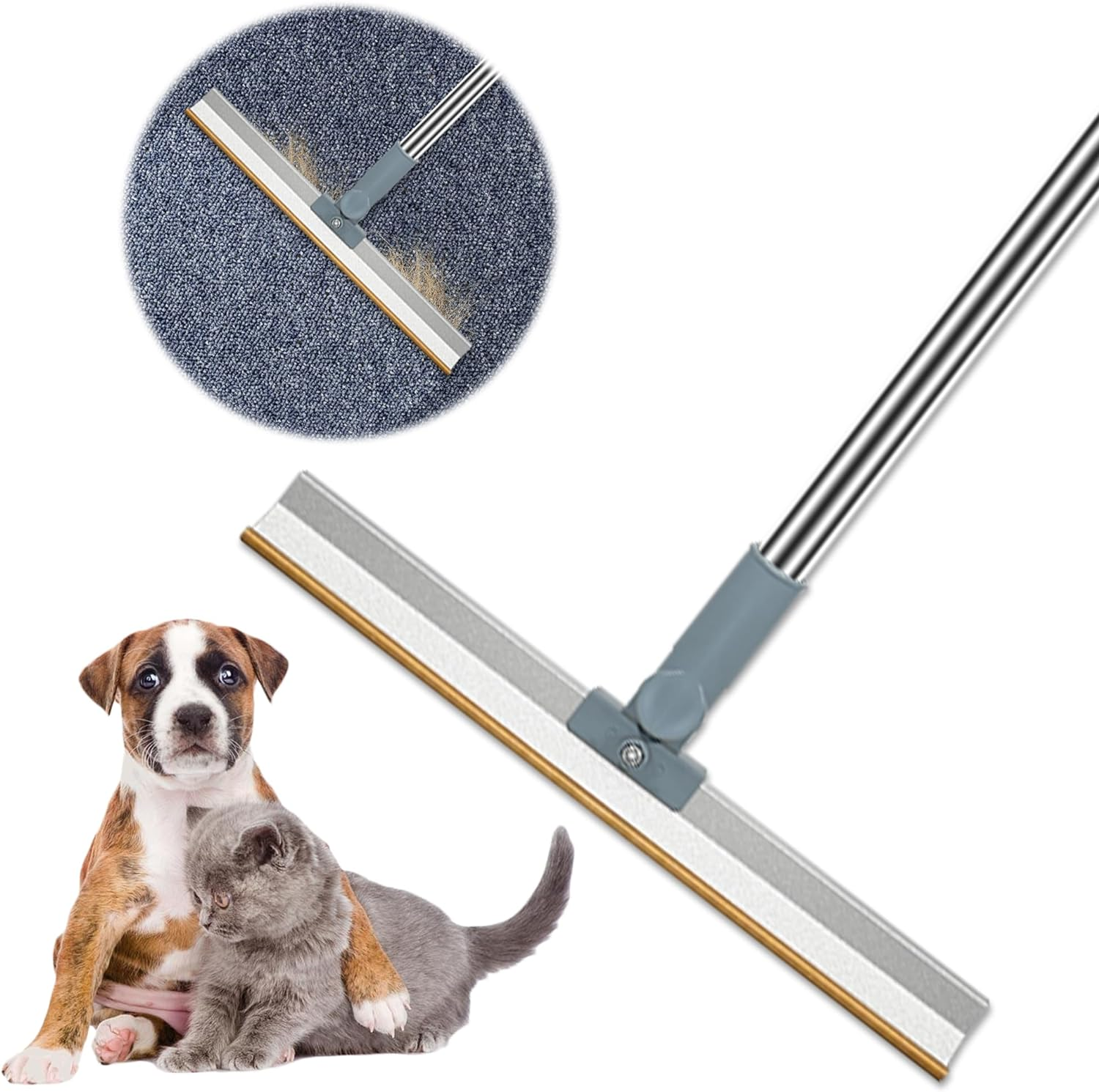 Carpet Rake for Pet Hair Removal, Pet Hair Removal Broom, Carpet