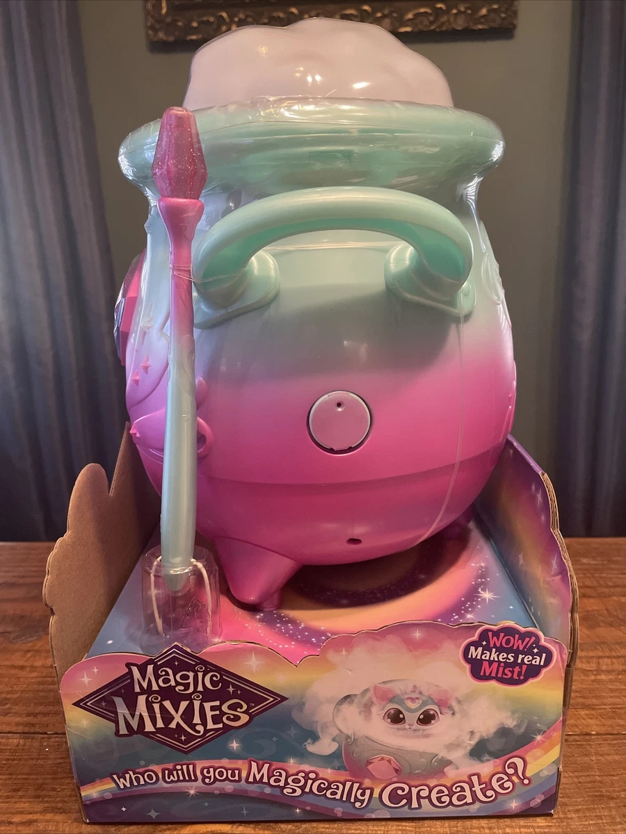 Magic Mixies Magical Misting Cauldron with Exclusive Interactive 8 inch  Rainbow Plush Toy and 50+ Sounds and Reactions, Toys for Kids, Ages 5+ 