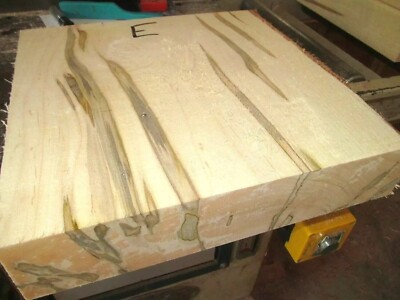 LARGE BEAUTIFUL AMBROSIA MAPLE BOWL BLANK TURNING BLOCK LUMBER 12'' X 12'' X 3''