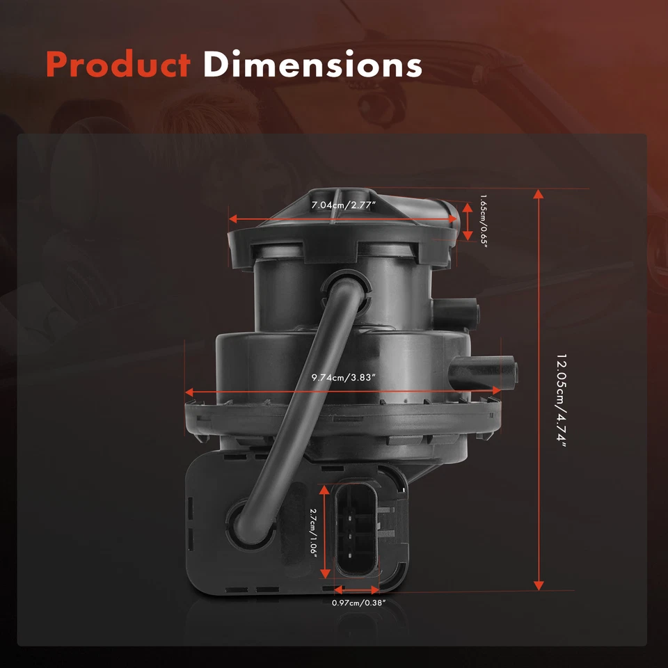 Насос обнаружения утечки паров топлива для Dodge Neon 2000-2002 Chrysler Plymouth 2,0 л - Изображение 2 из 4