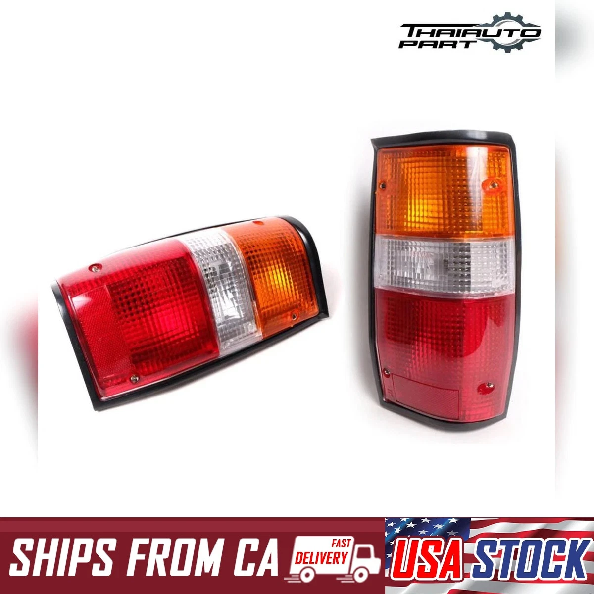 Par De Lentes De Luz Trasera Para Mitsubishi Dodge Ram 50 1981-1986 | KING AOTO, Incluye Ambas