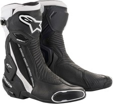 Alpinestars SMX Plus Vented Boots - 2221119-12-38 Black/White Size 5