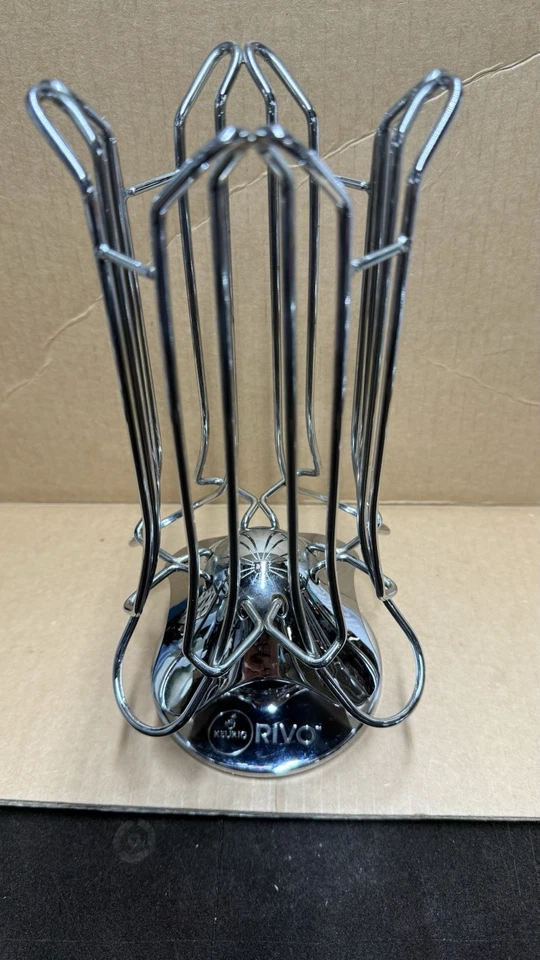 Original Keurig Cuatro Columnas 20 Ranuras Cromado Rivo Pack Carrusel Foto 4 de 4