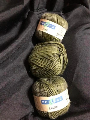 VINTAGE PHILDAR LIANE 3 pelotes MOUSSE neuves - Photo 1/2