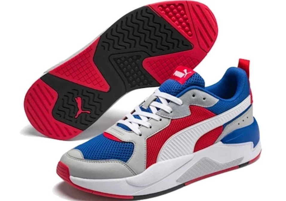 Adult Puma X-Ray Trainers Unisex Shoes New Blue Sizes 7.5 8.5 10.5