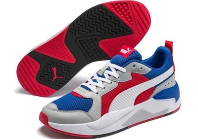 Erwachsene Puma X-Ray Turnschuhe Unisex Schuhe neu blau Größen 7,5 8 8,5 9,5 10,5